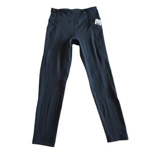 NWT 32 Degrees Girl's 7-8y Purple Stretchy Pull On With Pockets Sporty Leggings